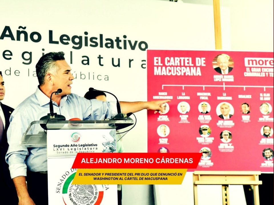 Alito Moreno denunció en la DEA a Adán Augusto López