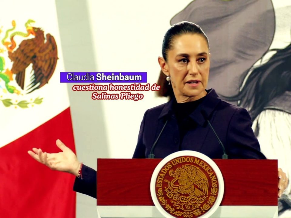 Claudia Sheinbaum responde a posible demanda de Grupo Salinas