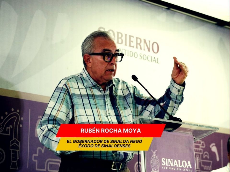 Rocha Moya niega éxodo masivo de sinaloenses a Durango