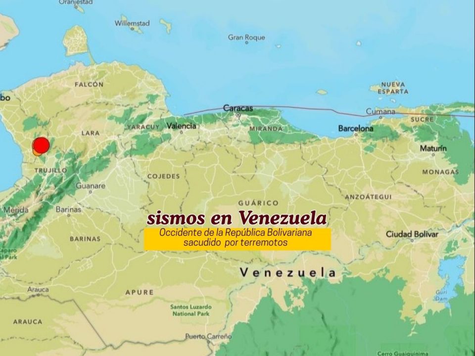 Serie de sismos sacude el occidente de Venezuela