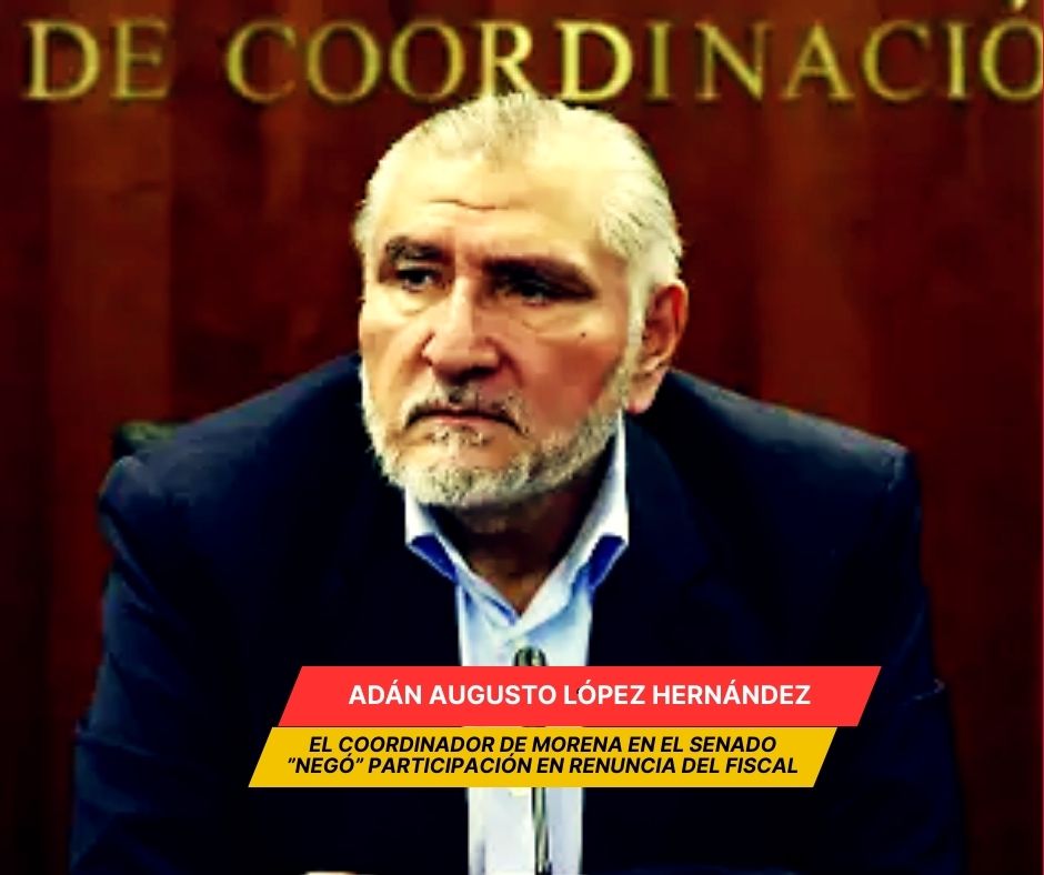 Adán Augusto negó participar en salida de Gertz