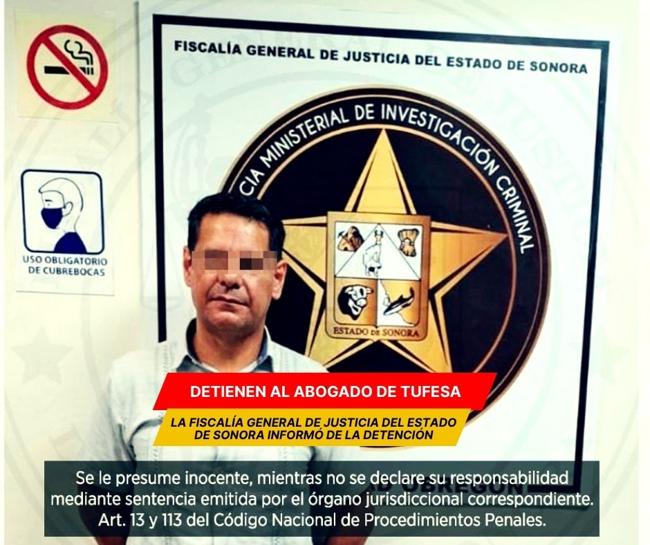 Detienen al apoderado legal de Autotransportes Tufesa