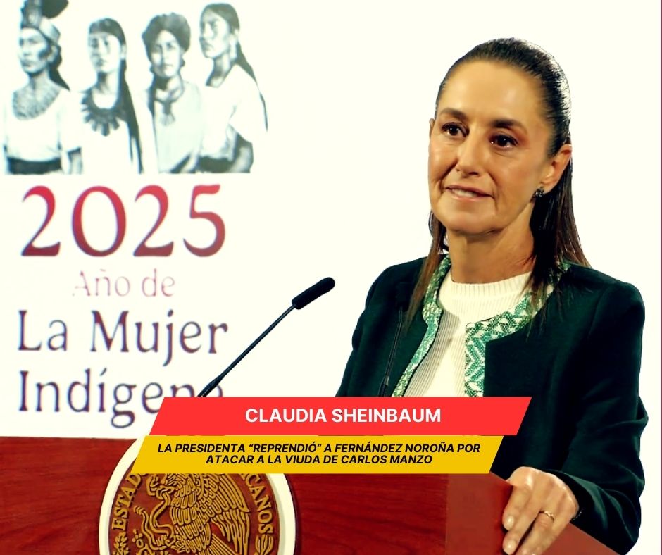 Sheinbaum rechazó señalamientos de Noroña a Grecia Quiroz