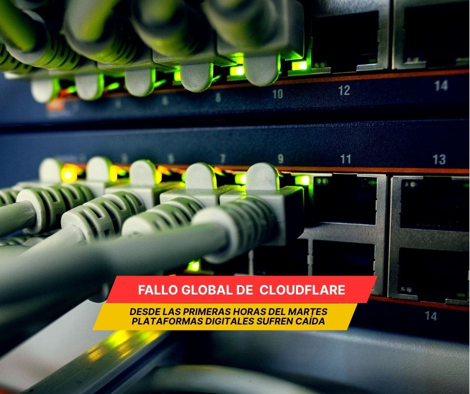 Falla en Cloudflare desconecta X y otras plataformas de Internet
