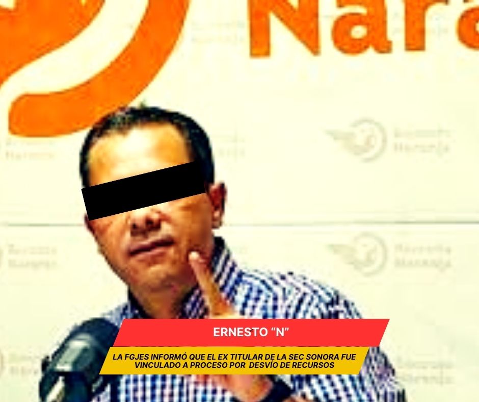 Ex titular de la SEC Sonora es vinculado a proceso por peculado