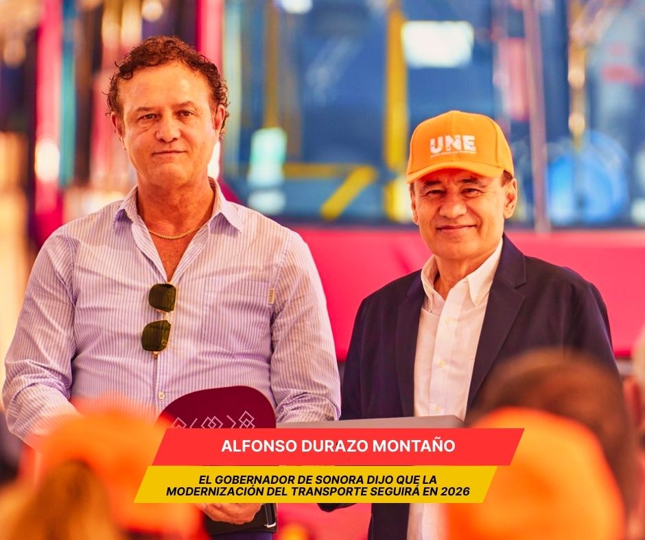 Durazo entregó unidades de transporte público en Hermosillo