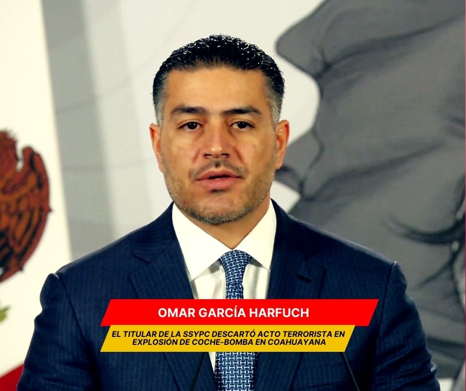 García Harfuch descartó acto terrorista en Coahuayana