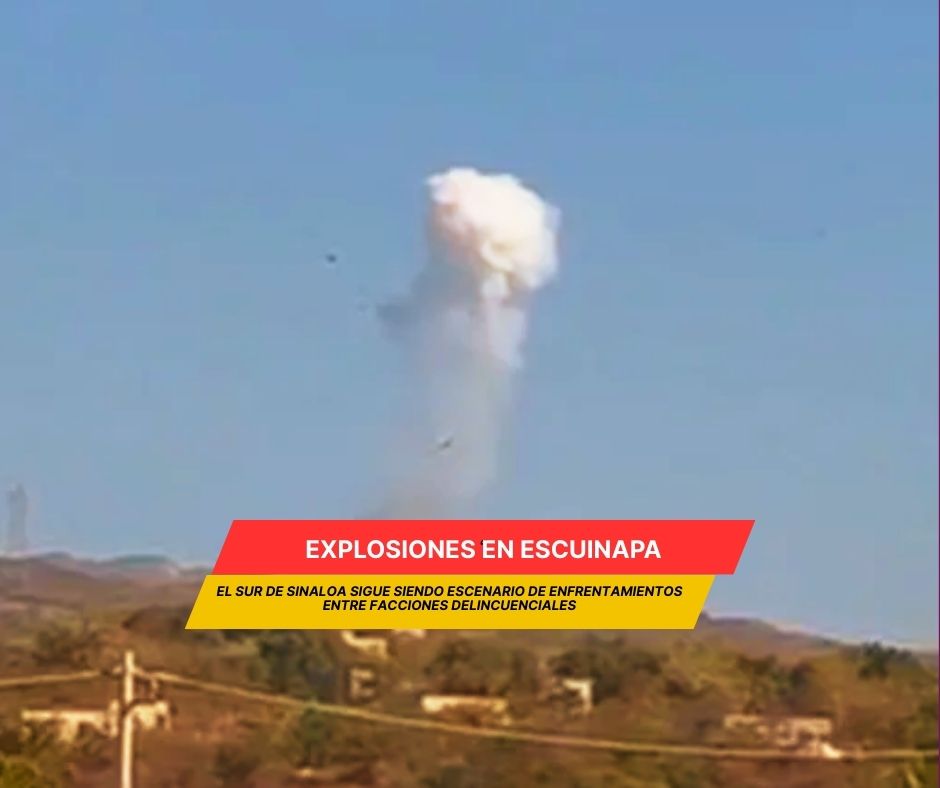 En Escuinapa se desatan enfrentamientos, reportan explosiones