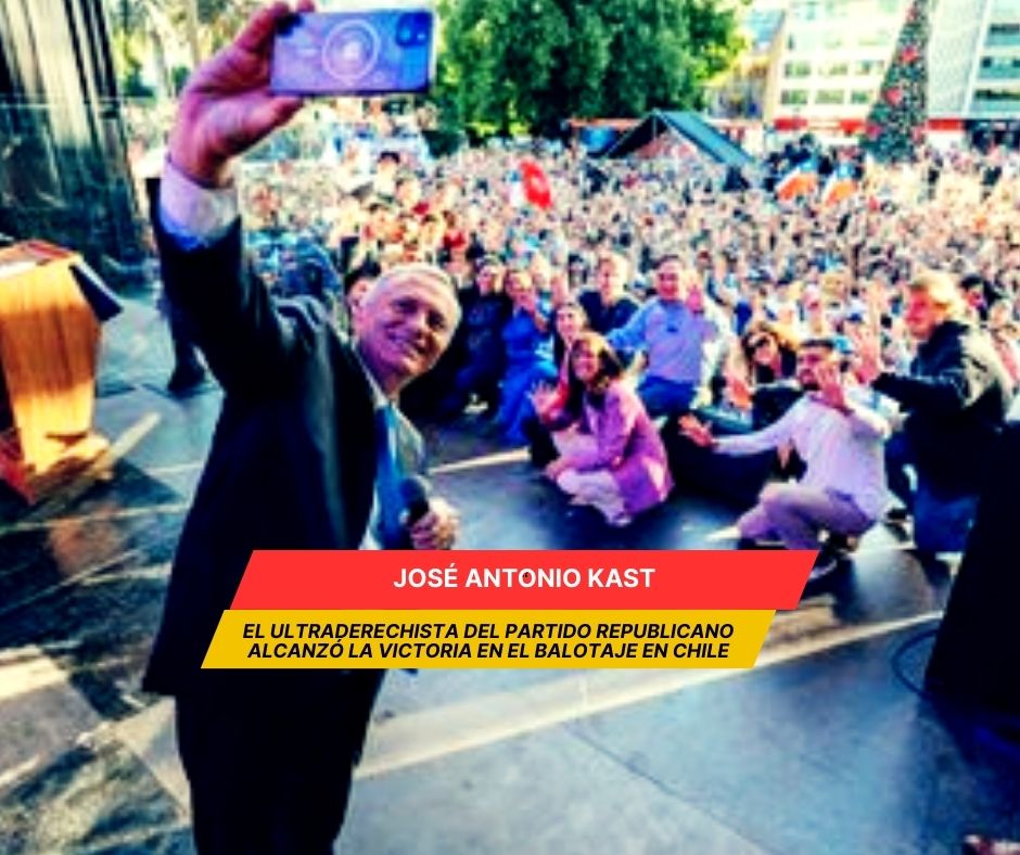 Ultraderechista triunfa en Chile, avanza la influencia conservadora