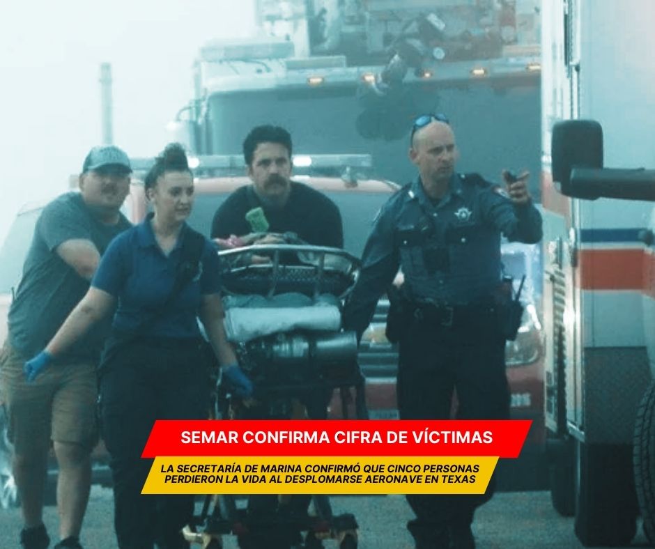 Saldo de cinco personas sin vida al caer aeronave de Semar