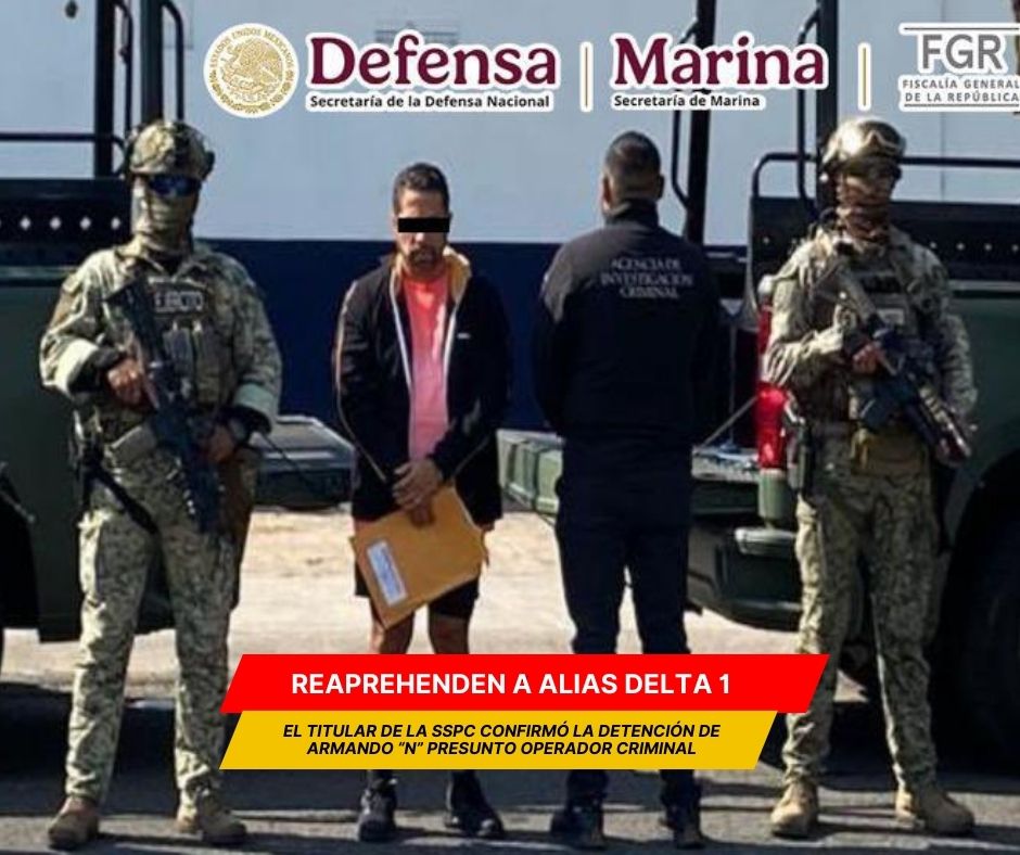 García Harfuch confirma detención de alias "Delta 1" en Jalisco