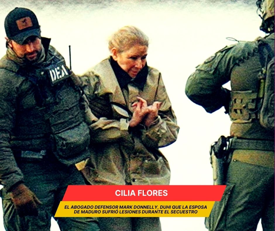 Esposa de Maduro aparece en la corte con hematomas debajo del ojo