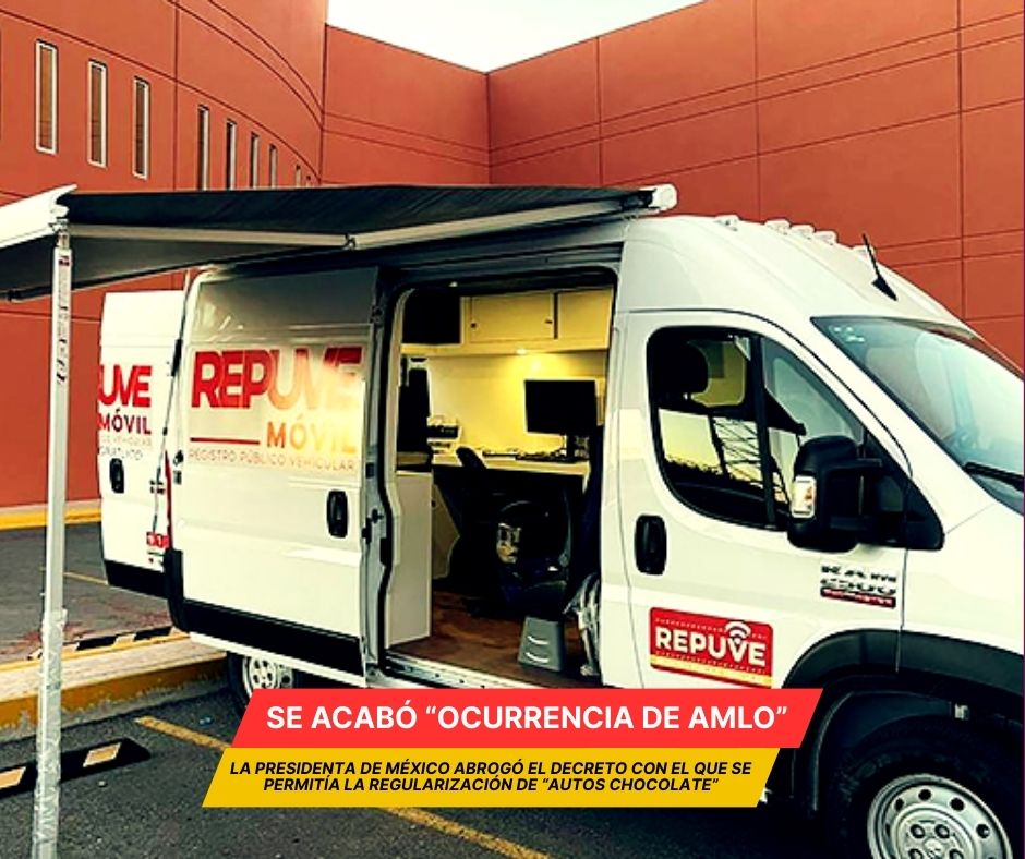 Sheinbaum canceló regularización de autos “chocolate”