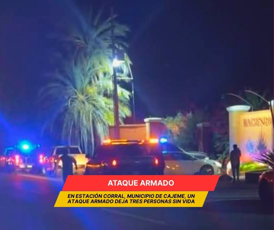 Ataque armado en Estación Corral dejó tres personas sin vida