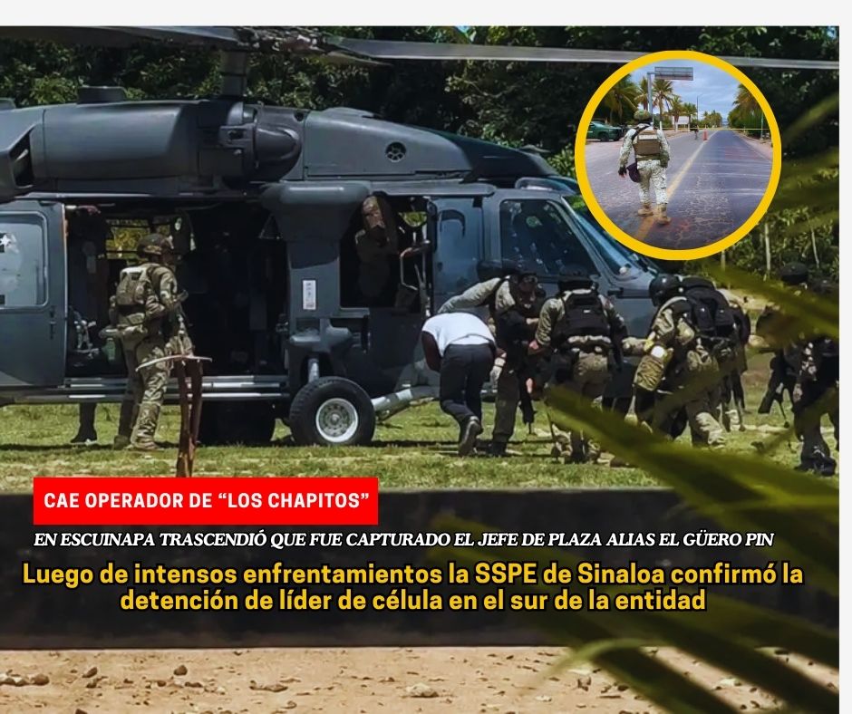 Escuinapa vive jueves de terror por la captura de alias el Güero Pin
