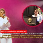 Comisión Permanente concede licencia a la senadora Lorenia Valles