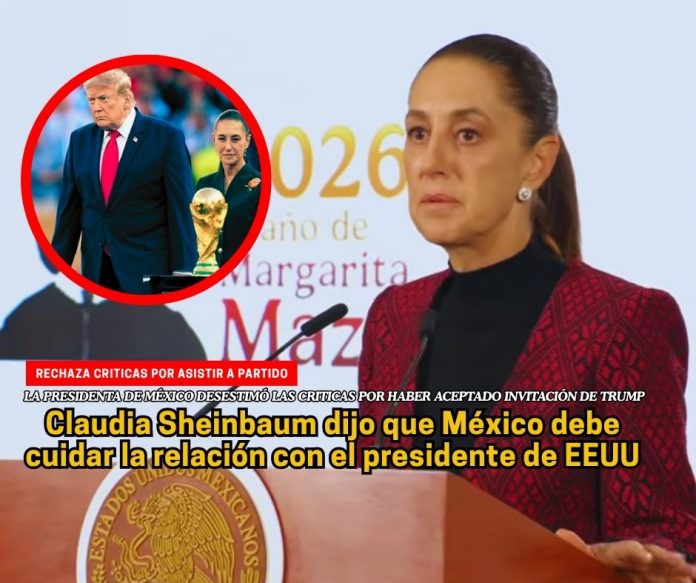 Sheinbaum criticas por su asistencia a la final de la FIFA en Nueva York