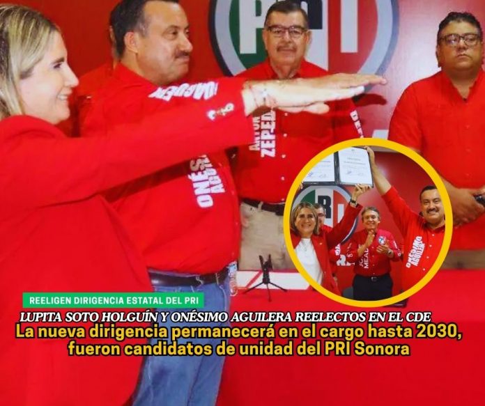 PRI Sonora refrendó unidad en torno a Lupita Soto y Onésimo Aguilera